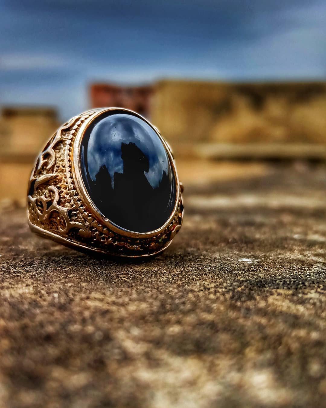 Black Stone — macro photograph by Muhammad Azeem