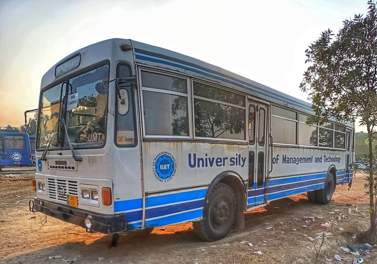 The Campus Bus — street photograph by Muhammad Azeem