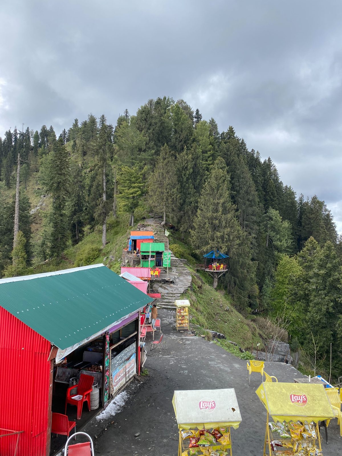 Forest Stalls — mountains photograph by Muhammad Azeem