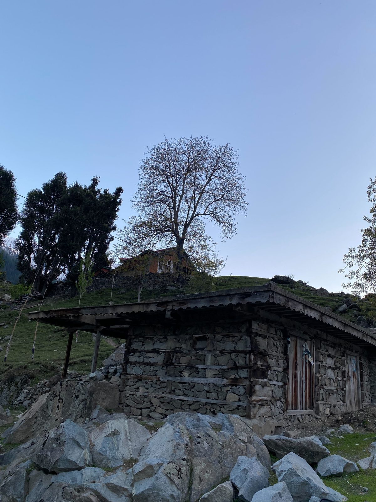 The Wooden House — mountains photograph by Muhammad Azeem