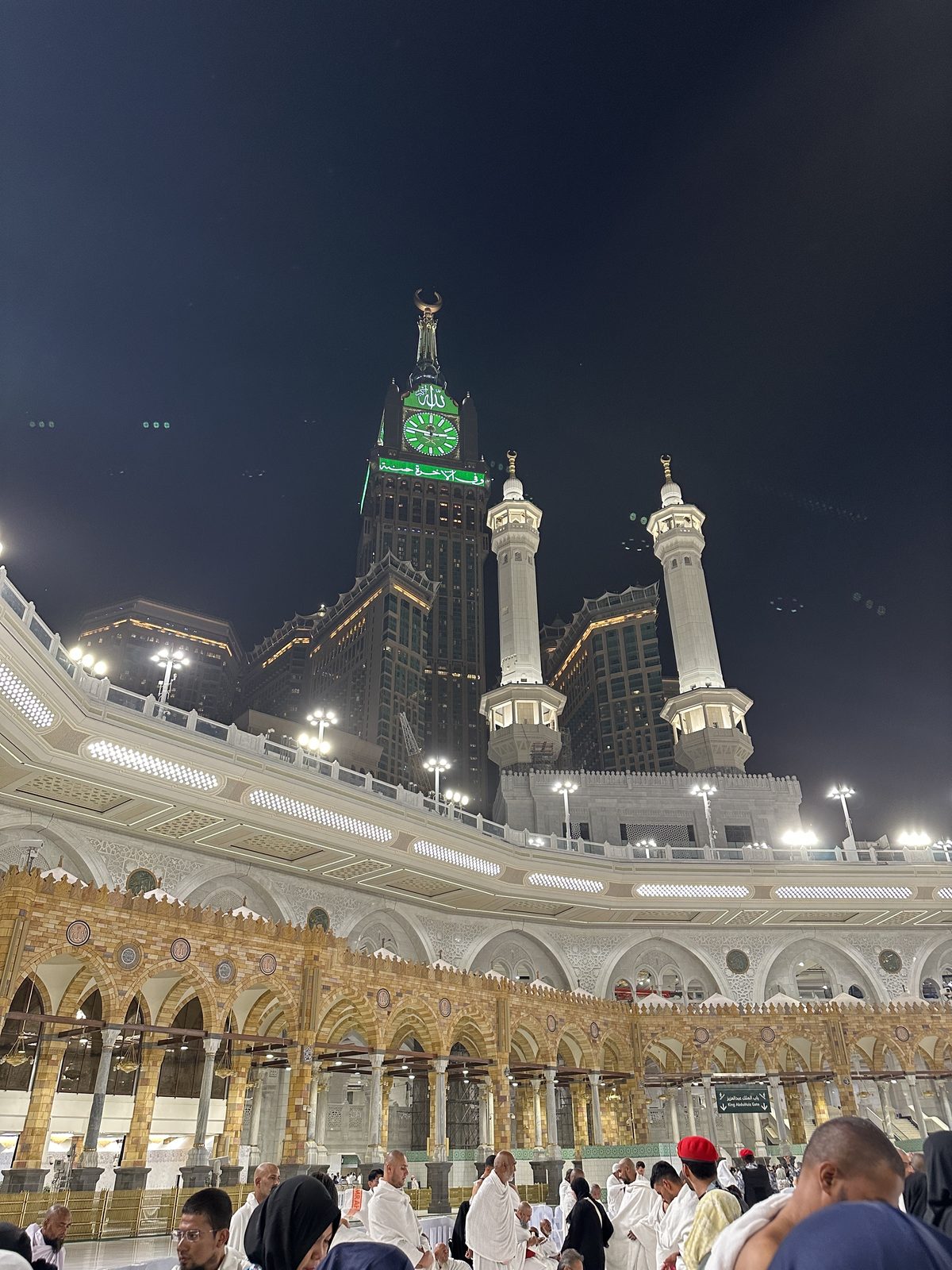 Al-Haram After Isha — pilgrimage photograph by Muhammad Azeem