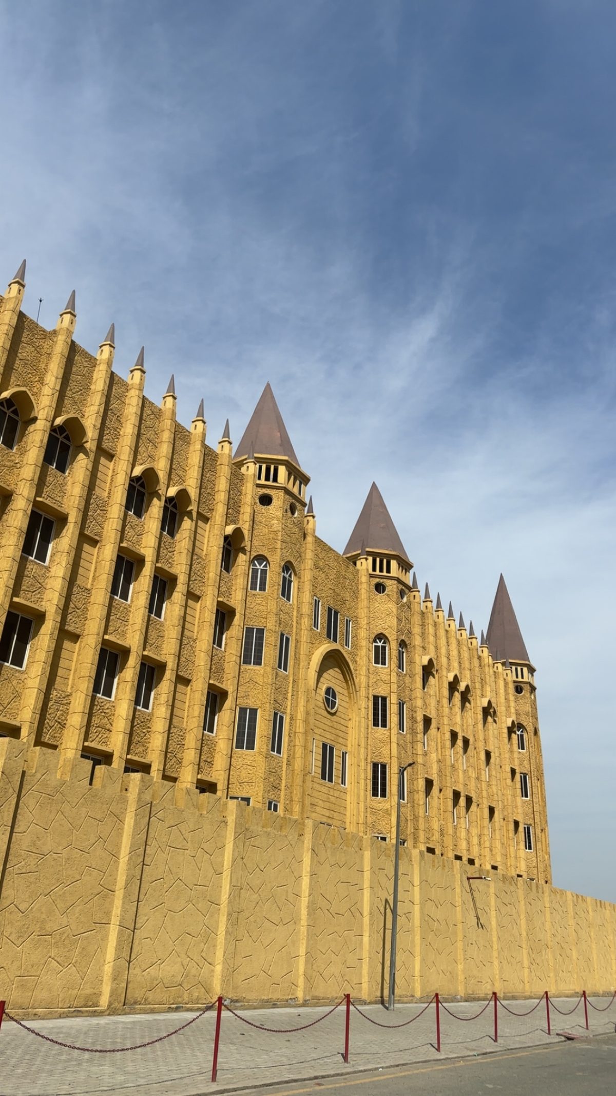 Sandstone and Sky — architecture photograph by Muhammad Azeem
